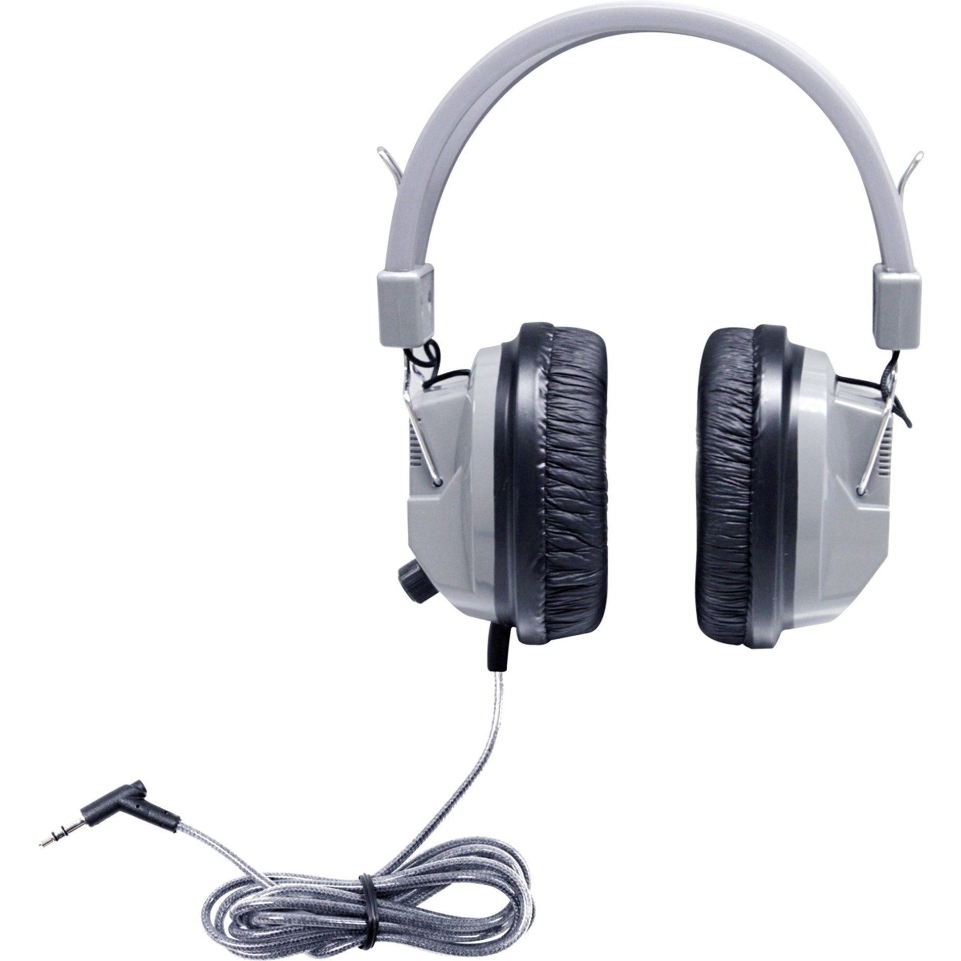 Hamilton Buhl SC-7V SchoolMate Deluxe Stereo Headphone with 3.5mm and Volume, Student Headset with Robust, Tangle-free Cable