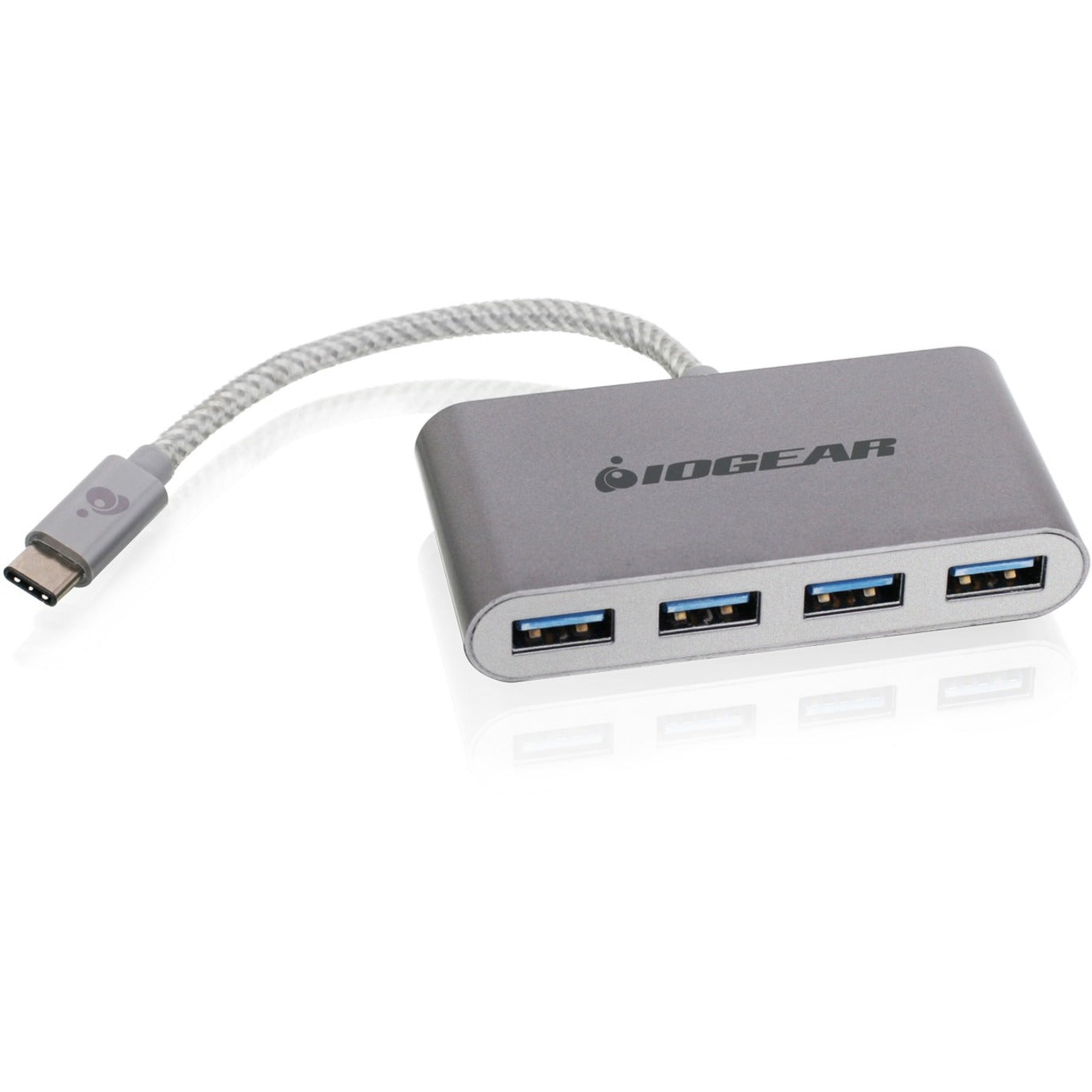 IOGEAR GUH3C14 HUB-C USB-C to 4-port USB-A Hub, 4 USB 3.0 Ports, PC/Mac Compatible