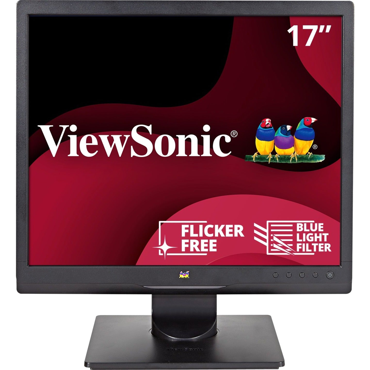ViewSonic VA708A 17" LED Monitor, 1280x1024 Resolution, 3 Year Warranty, Energy Star Certified