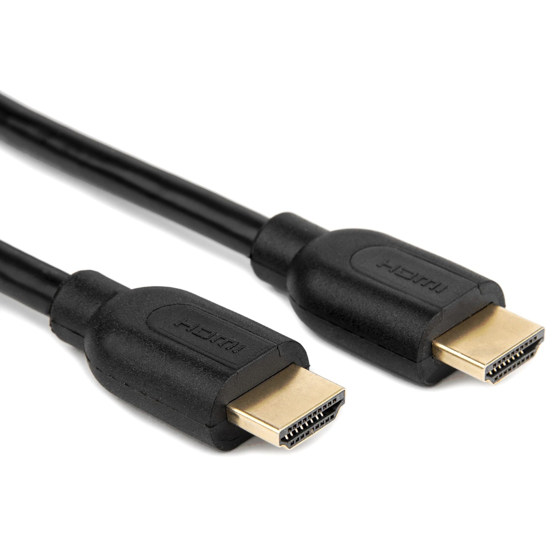 Rocstor Y10C108-B1 Premium High Speed HDMI Cable with Ethernet, 10ft, 10.2 Gbit/s Data Transfer Rate, Gold Plated Connectors