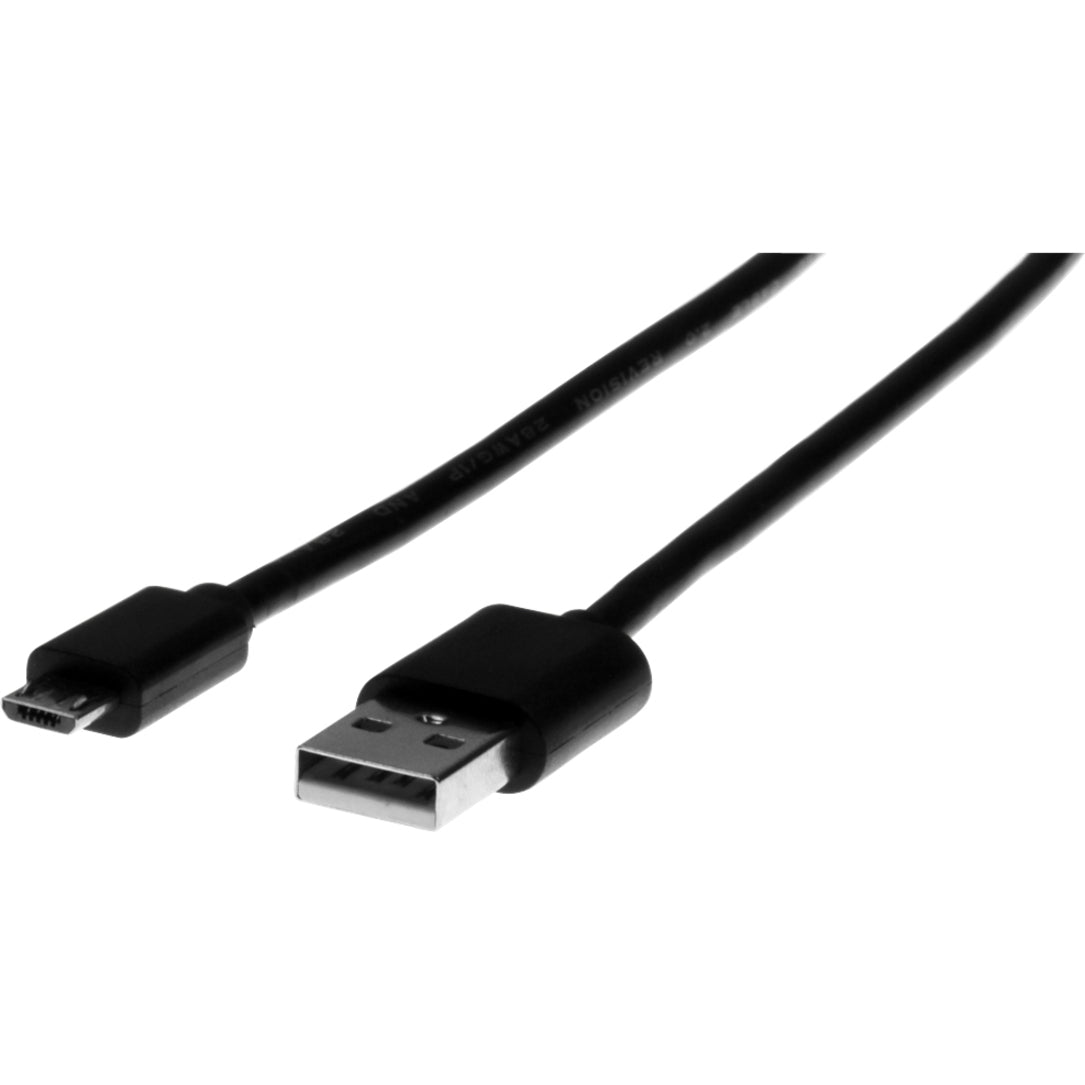 Rocstor Y10C110-B1 USB to Micro-USB Cable, 6 ft, Data Transfer Rate 480 Mbit/s, Shielded