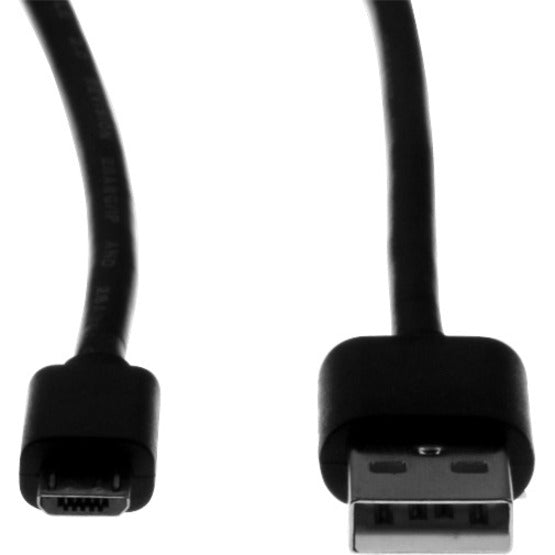 Rocstor Y10C110-B1 USB to Micro-USB Cable, 6 ft, Data Transfer Rate 480 Mbit/s, Shielded