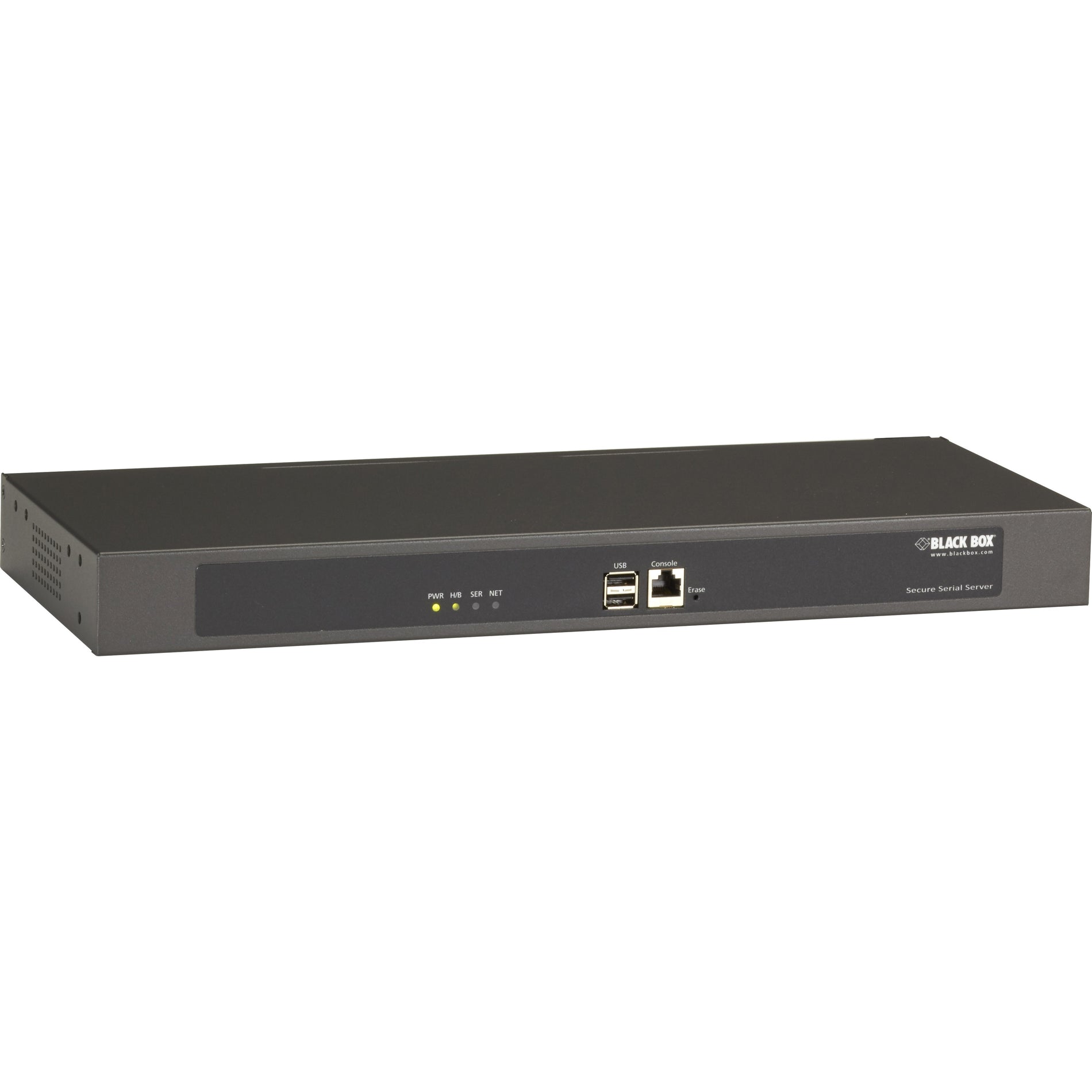 Black Box LES1548A LES1500 Device Server, 48-Port Secure Serial Server with Cisco Pinout, Rackmount brackets and hardware, 4 Year Limited Warranty