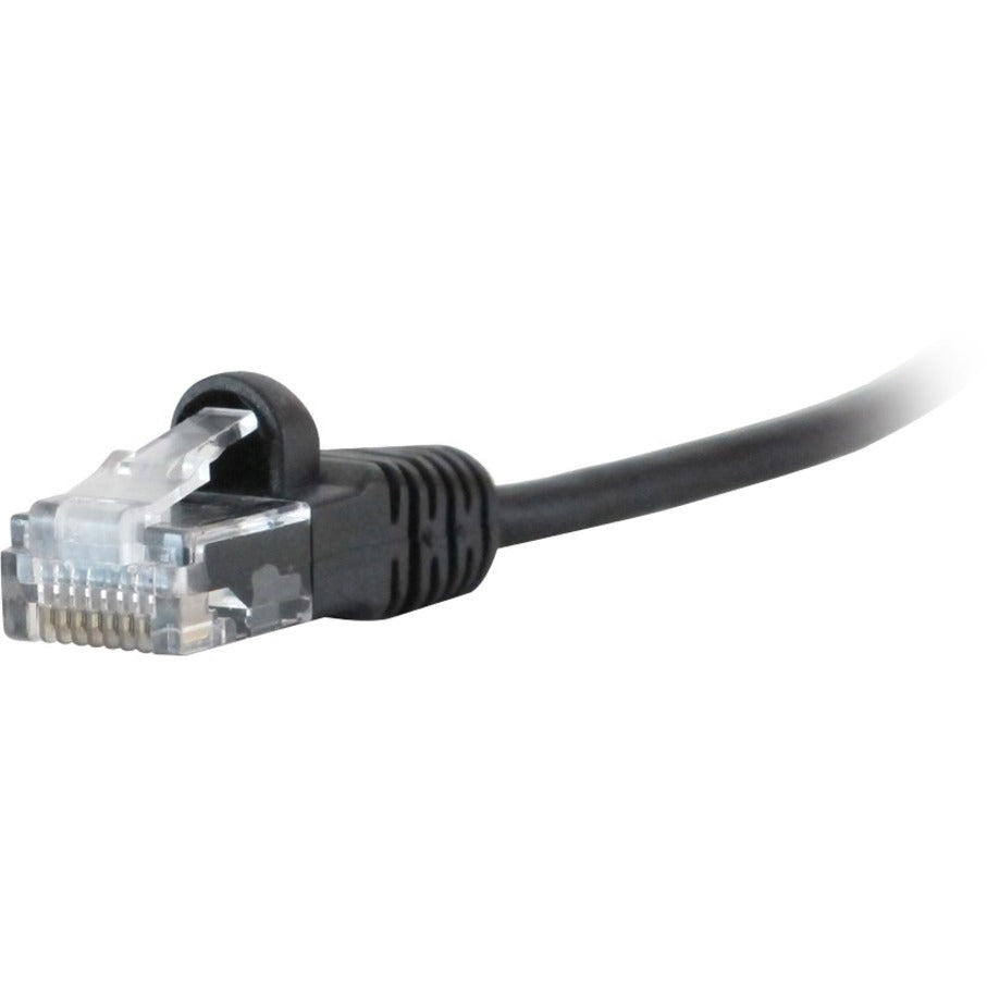 Comprehensive MCAT6-10PROBLK MicroFlex Pro AV/IT CAT6 Snagless Patch Cable Black 10ft, Stranded, Molded, 1 Gbit/s Data Transfer Rate
