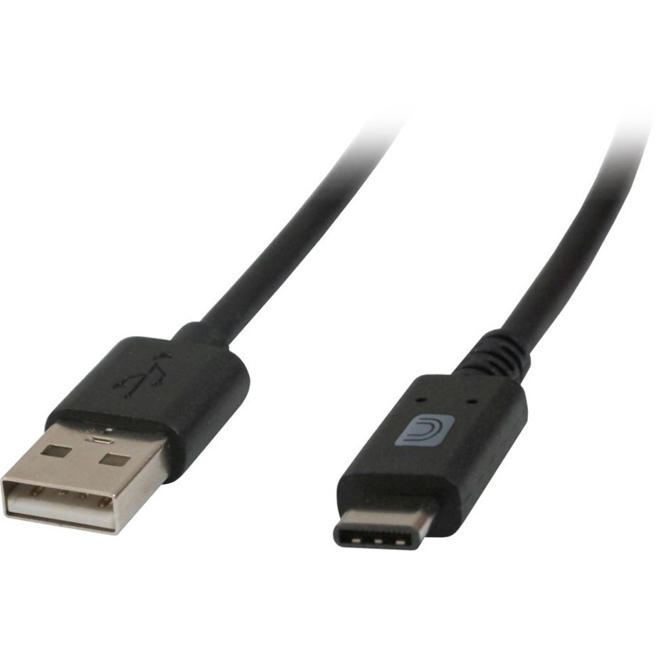 Comprehensive USB2-CA-6ST USB 2.0 C Male to A Male Cable 6ft., Molded, Strain Relief, 10 Gbit/s Data Transfer Rate