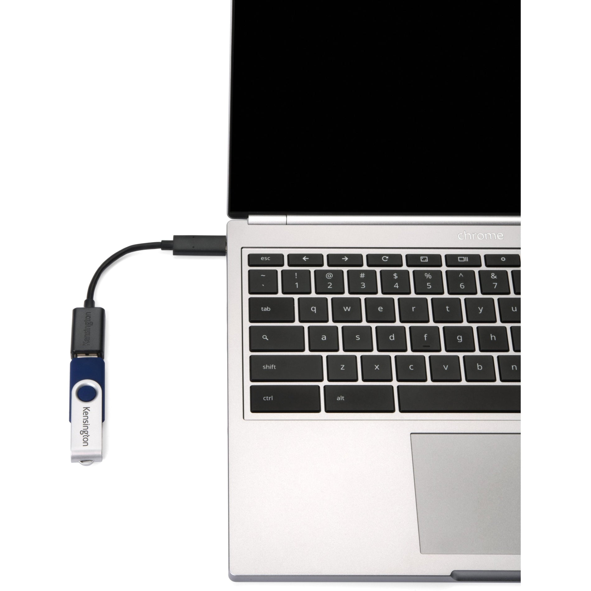 Kensington K33992WW CA1000 USB-C to USB-A Adapter, Charging, Plug & Play, Bend Resistant