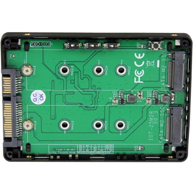 Dual NGFF SATA Adapter, 6Gbps RAID Controller