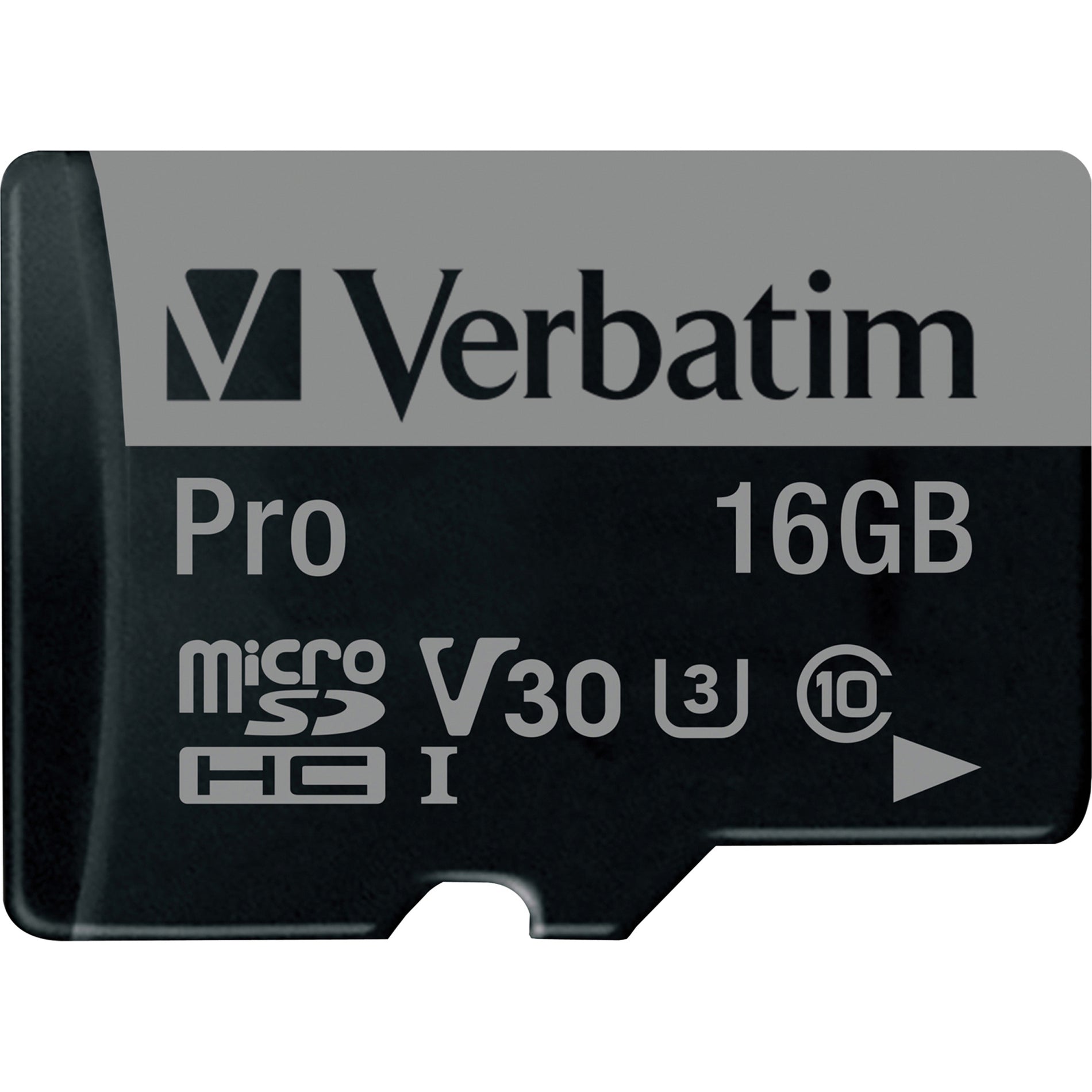 Verbatim 47040 Pro 600X microSDHC Memory Card, 16GB, Lifetime Warranty