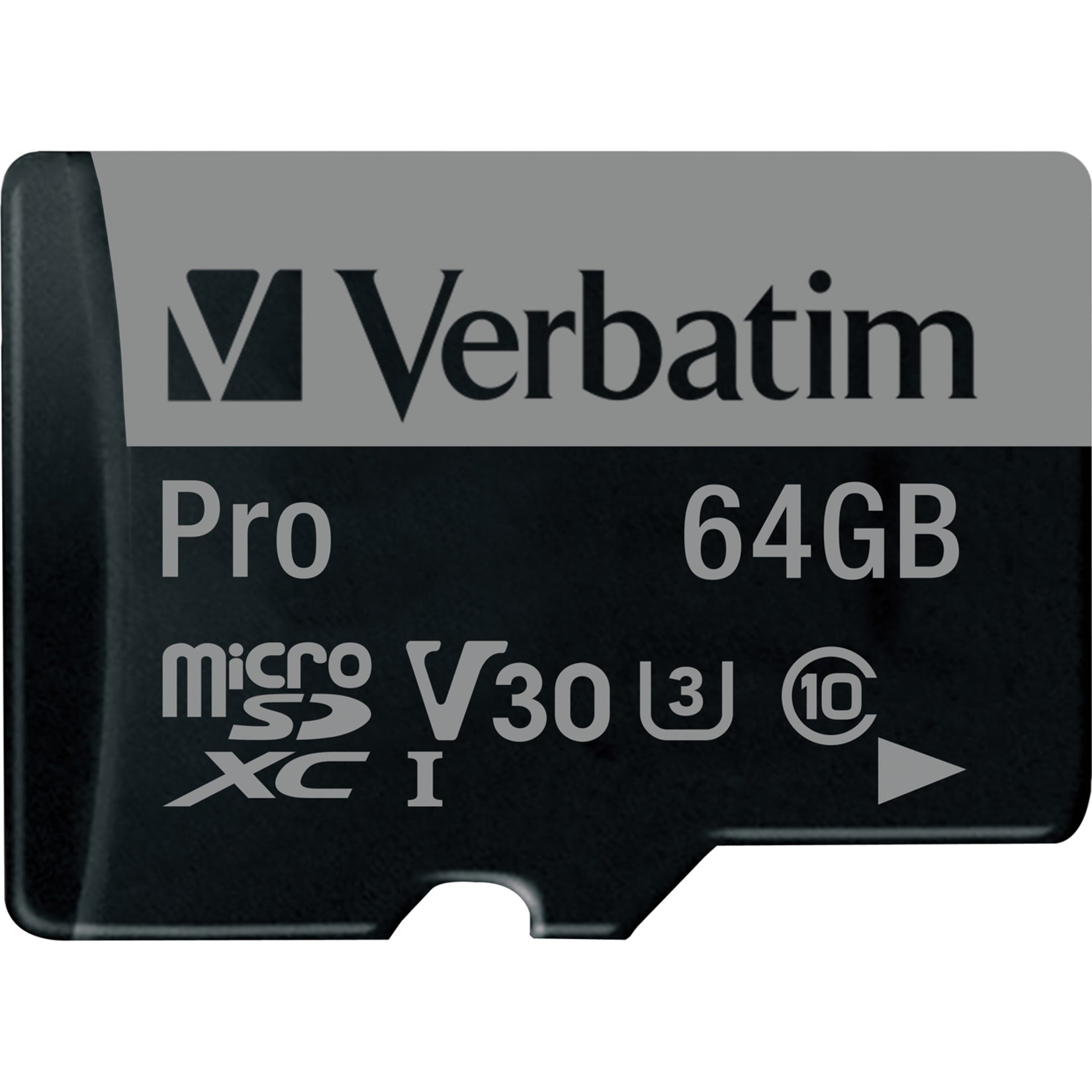 Verbatim 47042 Pro 600X microSDXC Memory Card, 64GB, Lifetime Warranty