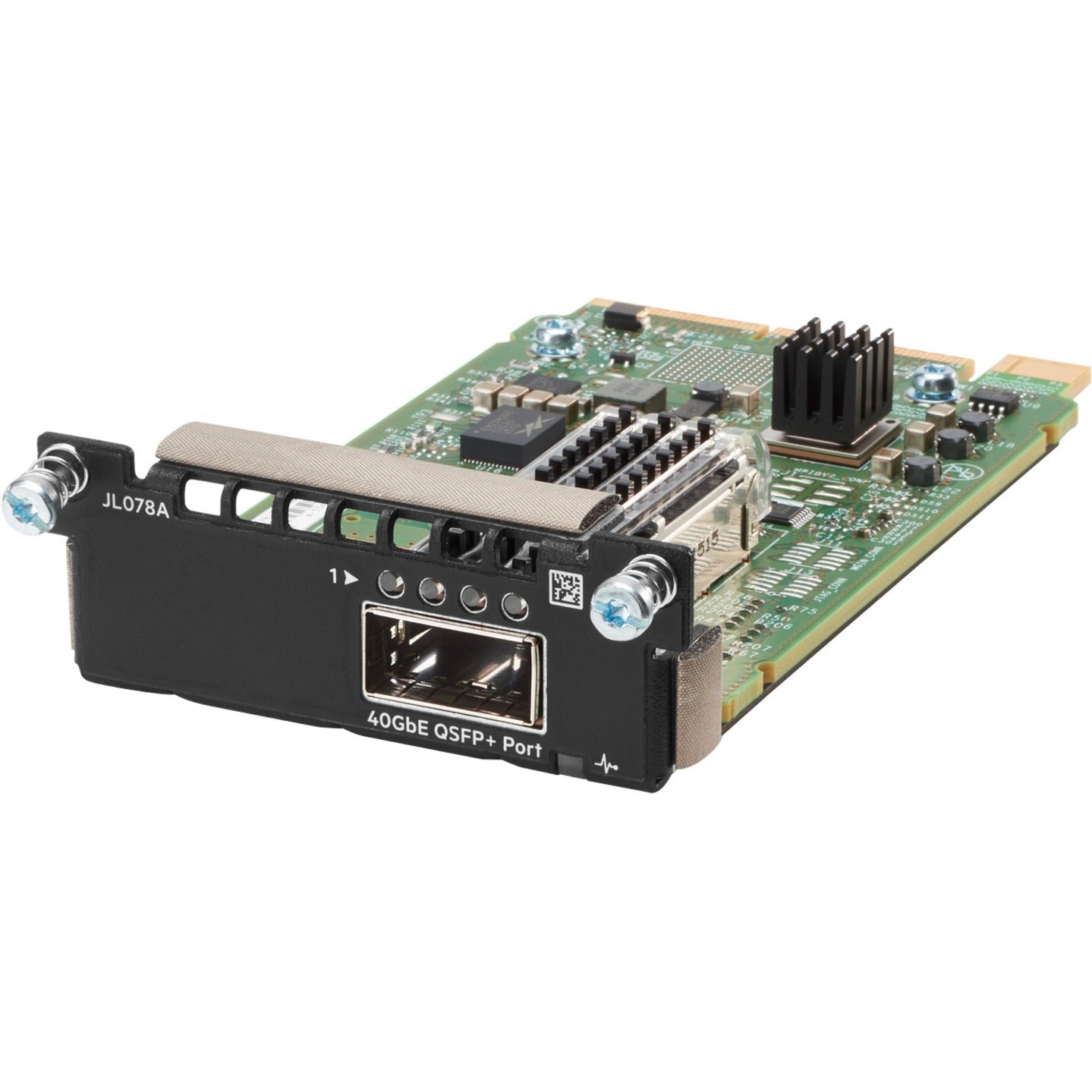 HPE JL078A Aruba 3810M 1QSFP+ 40GbE Module, 40GBase-X Network, Optical Fiber