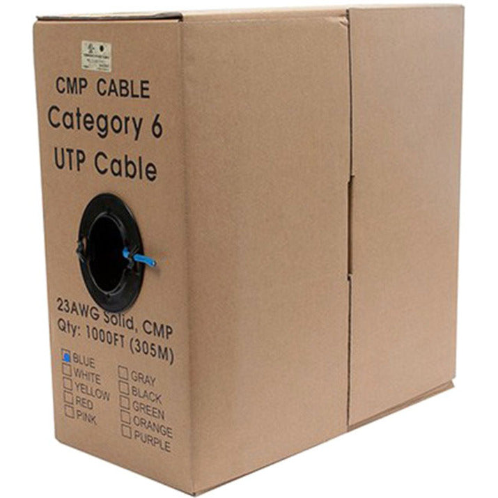 Monoprice 9482 Cat.6 UTP Network Cable, 1000 ft, Blue
