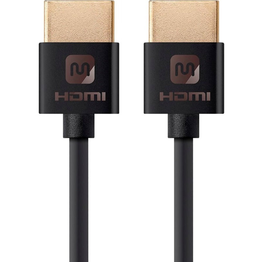 Monoprice 13580 Ultra Slim Series High Speed HDMI Cable, 3ft Black