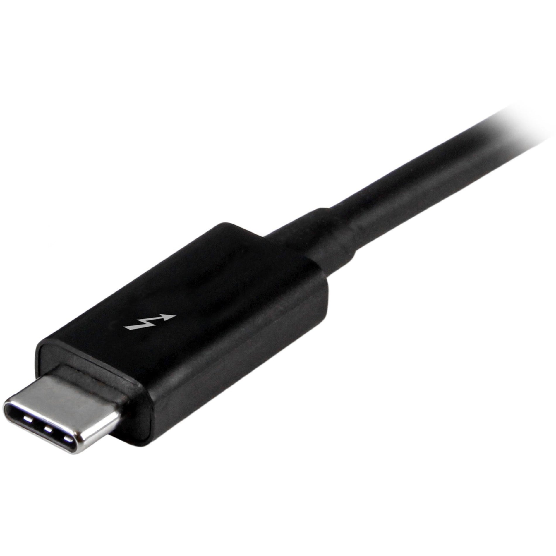StarTech.com TBLT3MM1M 1m Thunderbolt 3 (20Gbps) USB-C Cable, Thunderbolt, USB, and DisplayPort Compatible