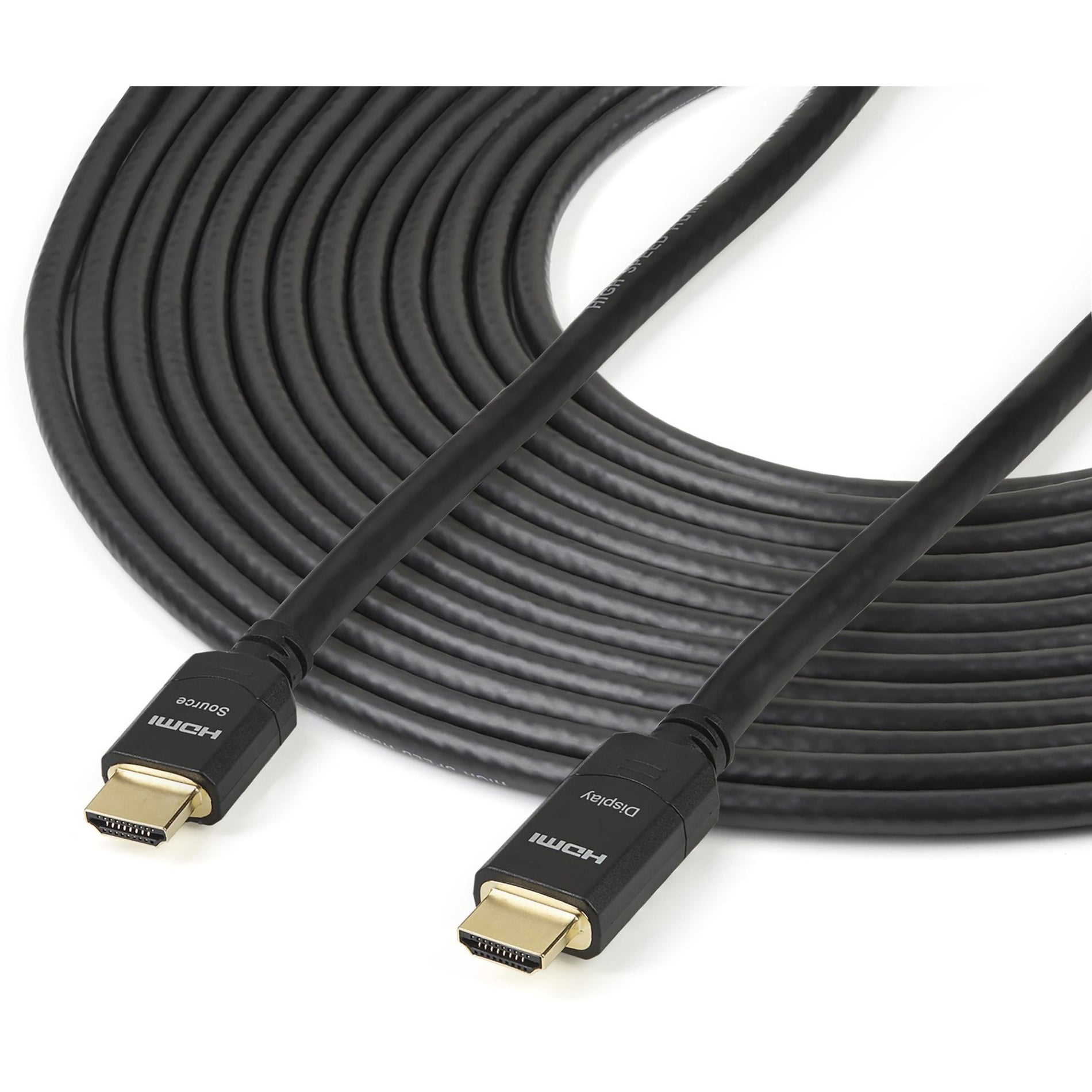 StarTech.com HDMM20MA 20m 65 ft High Speed HDMI Cable M/M, Active, CL2 In-Wall