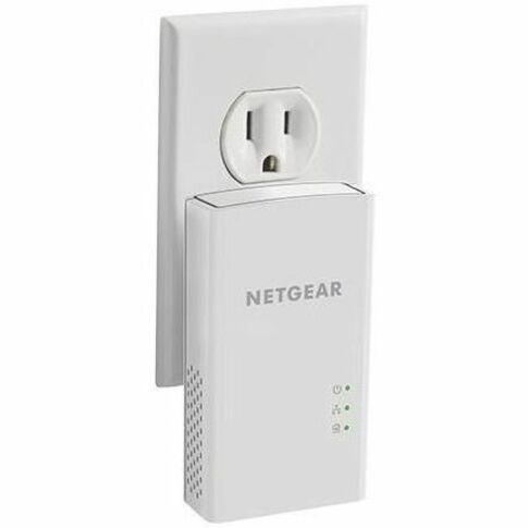 Netgear PL1000-100PAS Powerline Network Adapter, Gigabit Ethernet, 1000 Mbit/s