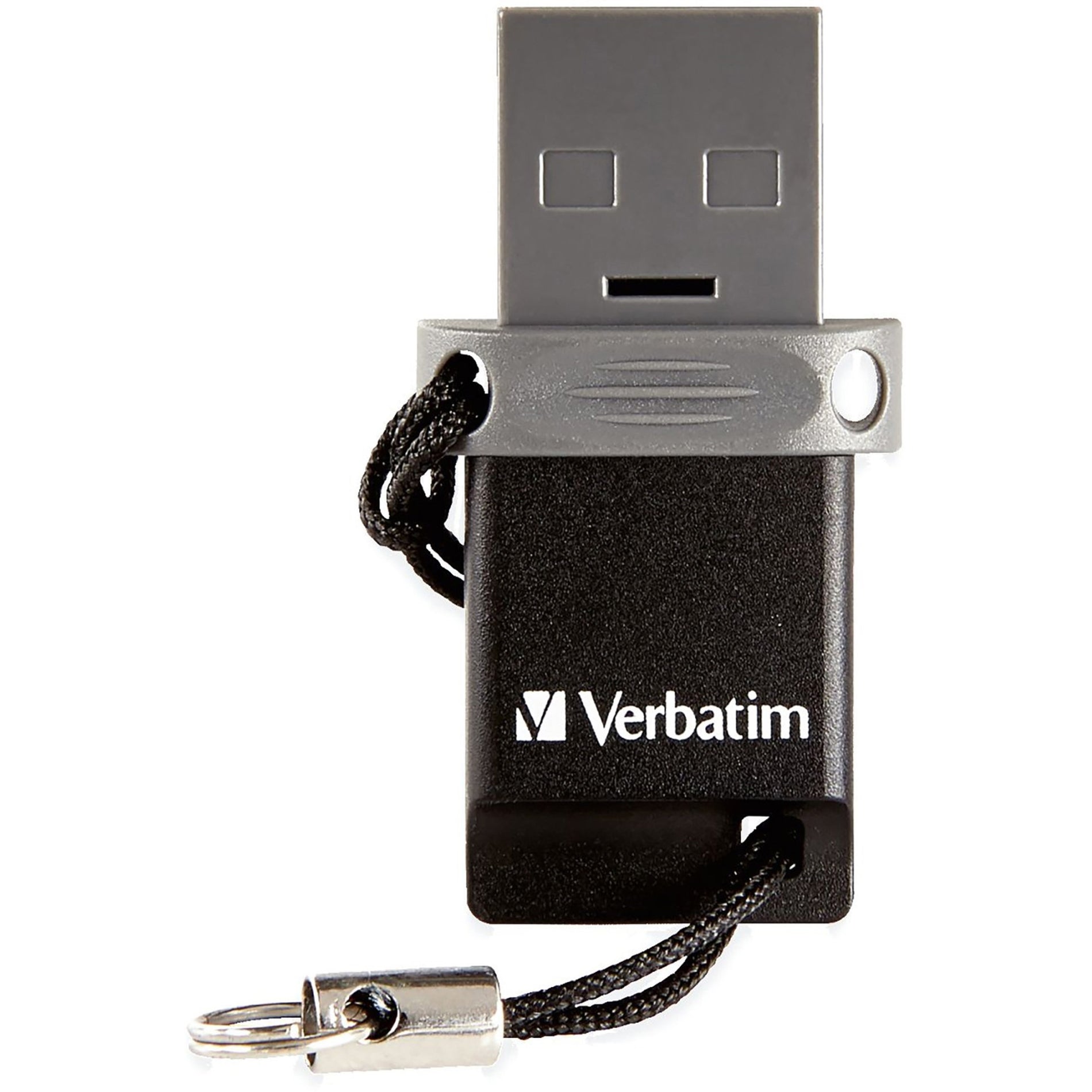 Verbatim 99139 Store 'n' Go Dual USB Flash Drive, 32GB, BK/GY
