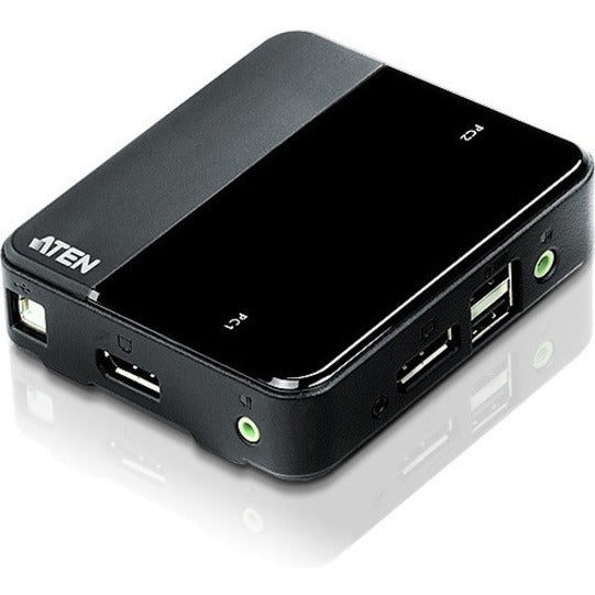 ATEN CS782DP 2-Port USB DisplayPort KVM Switch, 4096 x 2160 Resolution, Rack-mountable