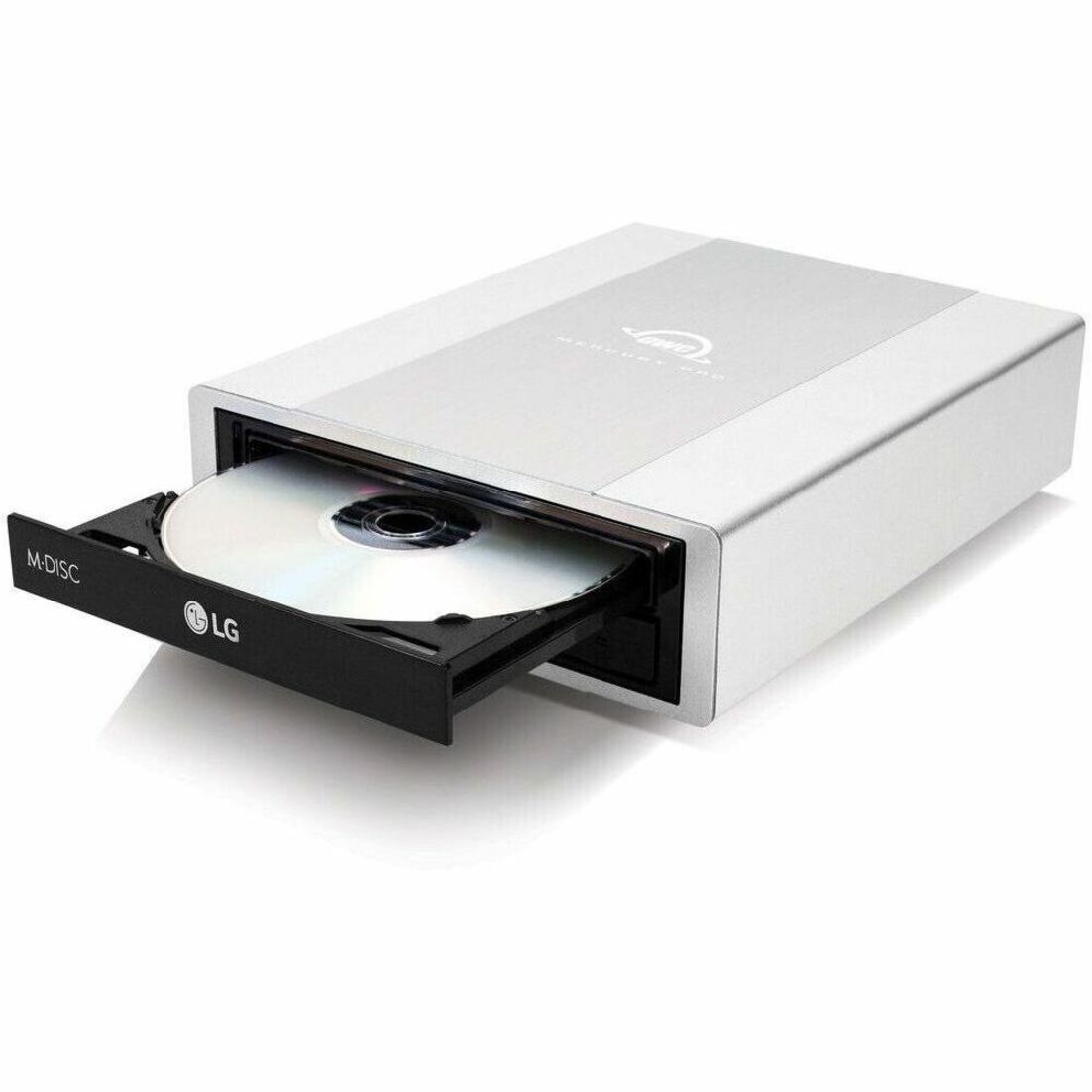 OWC OWCMR3USD24 Mercury Pro DVD-Writer External, USB 3.0, 1 Year Warranty