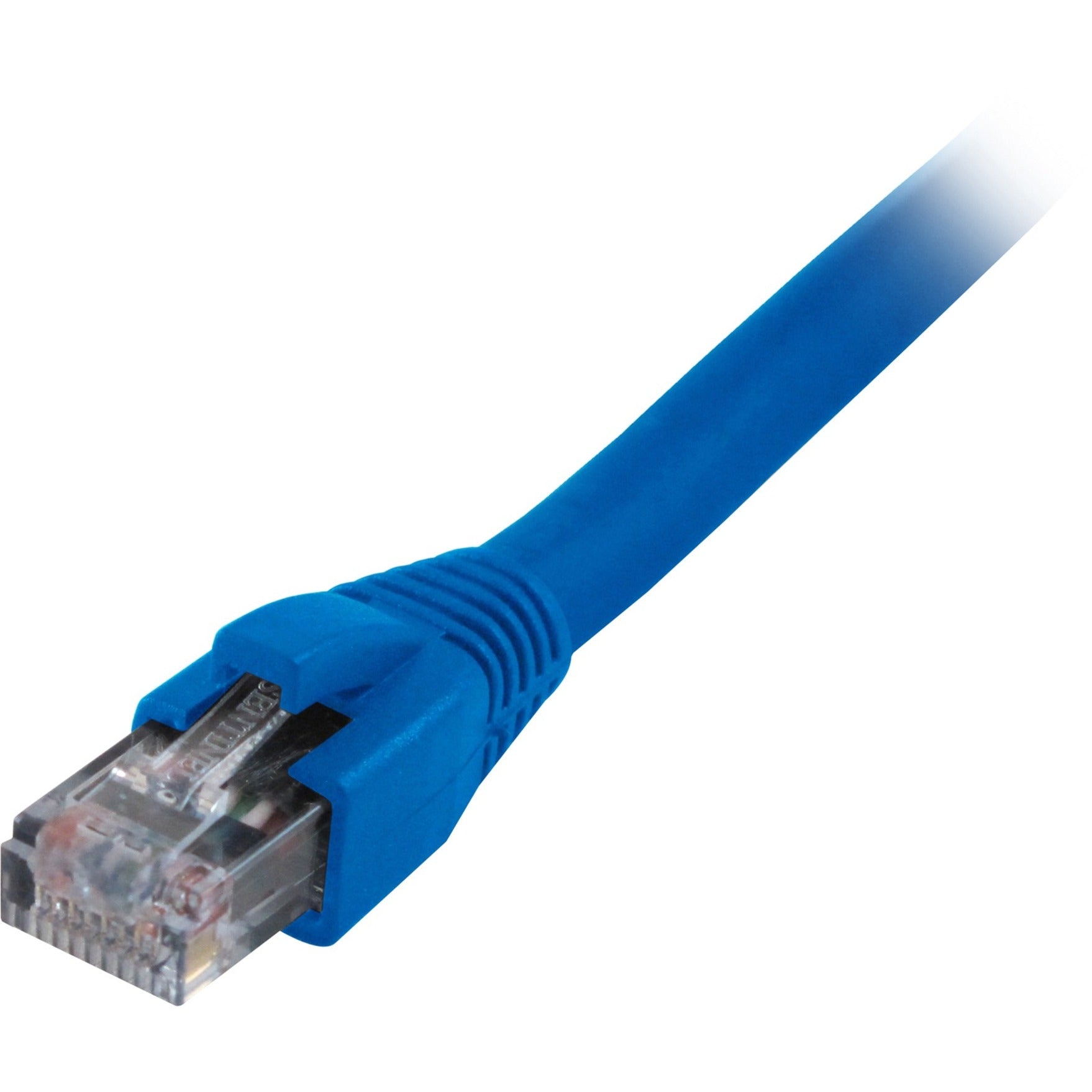 Comprehensive CAT6SHP-50BLU Cat6 Snagless Solid Plenum Shielded Blue Patch Cable 50ft, 1 Gbit/s Data Transfer Rate, Lifetime Warranty