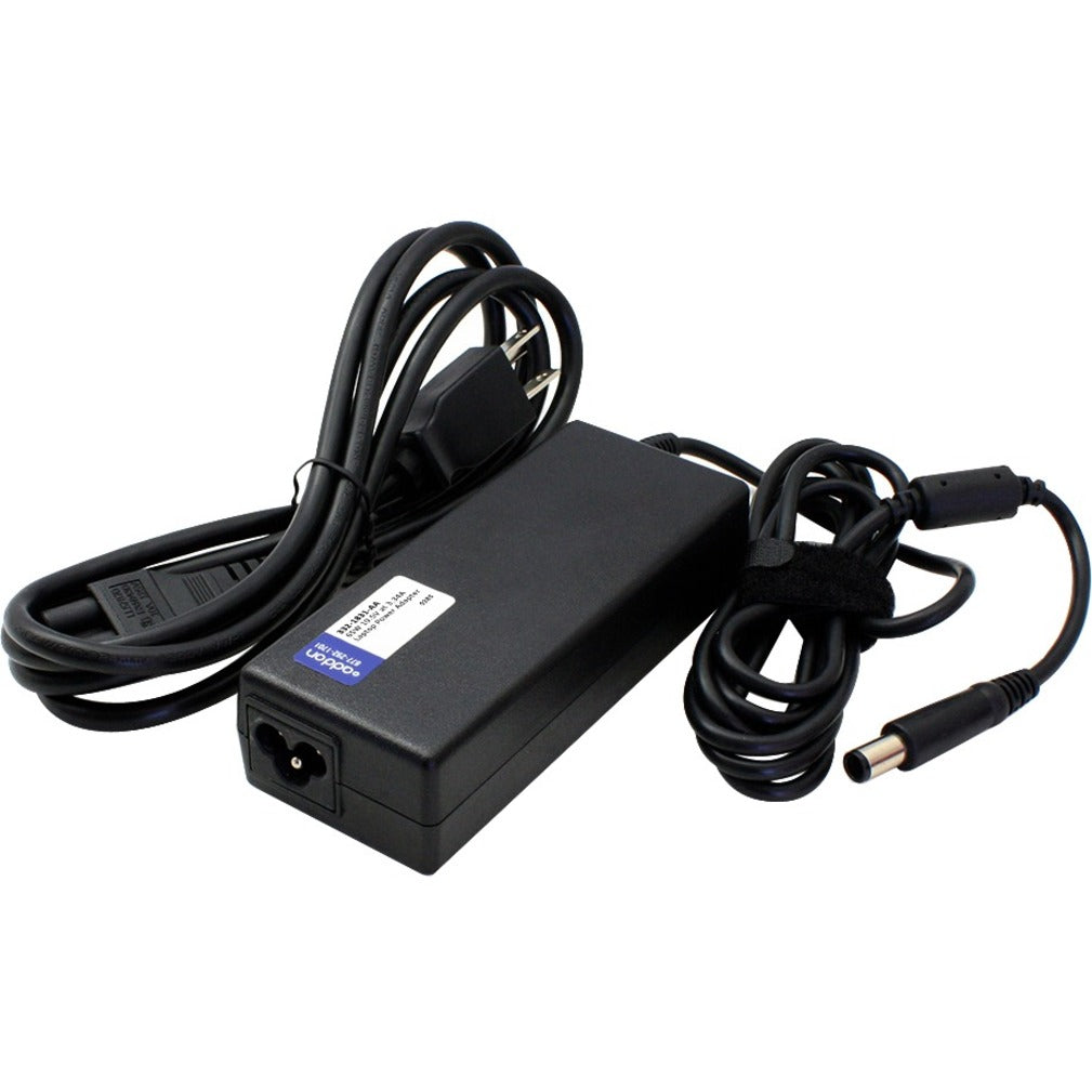 AddOn 332-1831-AA Power Adapter, 65W 19.5V at 3.34A, Black, 7.4 mm x 5.0 mm, Compatible with Dell Laptops