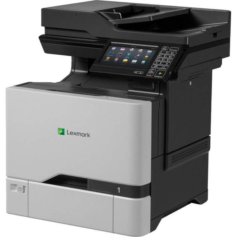 Lexmark 40C9500 CX725de Color Laser Multifunction Printer With Hard Disk, Automatic Duplex Printing, 50 ppm Print Speed