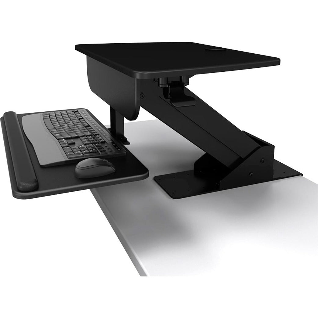 Atdec A-STSCB Sit to Stand Workstation | Clamp, Height Adjustable Display Stand