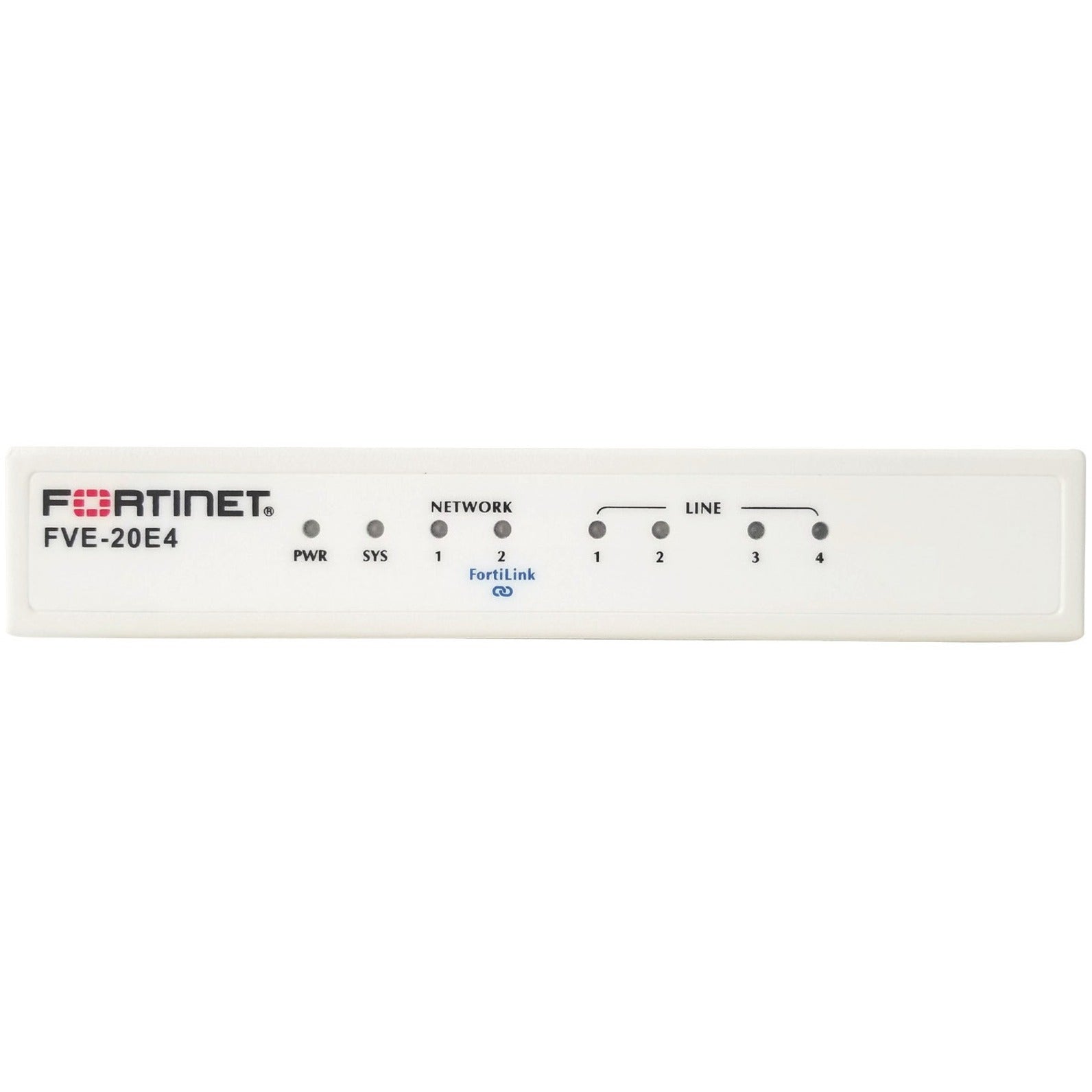 Fortinet FVE-20E4 FortiVoice Enterprise 20E4 VoIP Gateway, 4 FXO Ports, 2 FXS Ports, 2 Network Ports