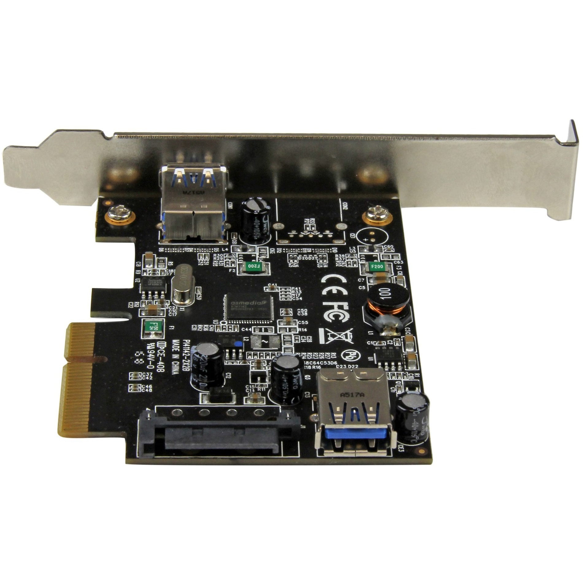 StarTech.com PEXUSB311EI 2-Port USB 3.1 (10Gbps) Card - USB-A, PCIe USB 3.1 Card with Type-A - Supports UASP