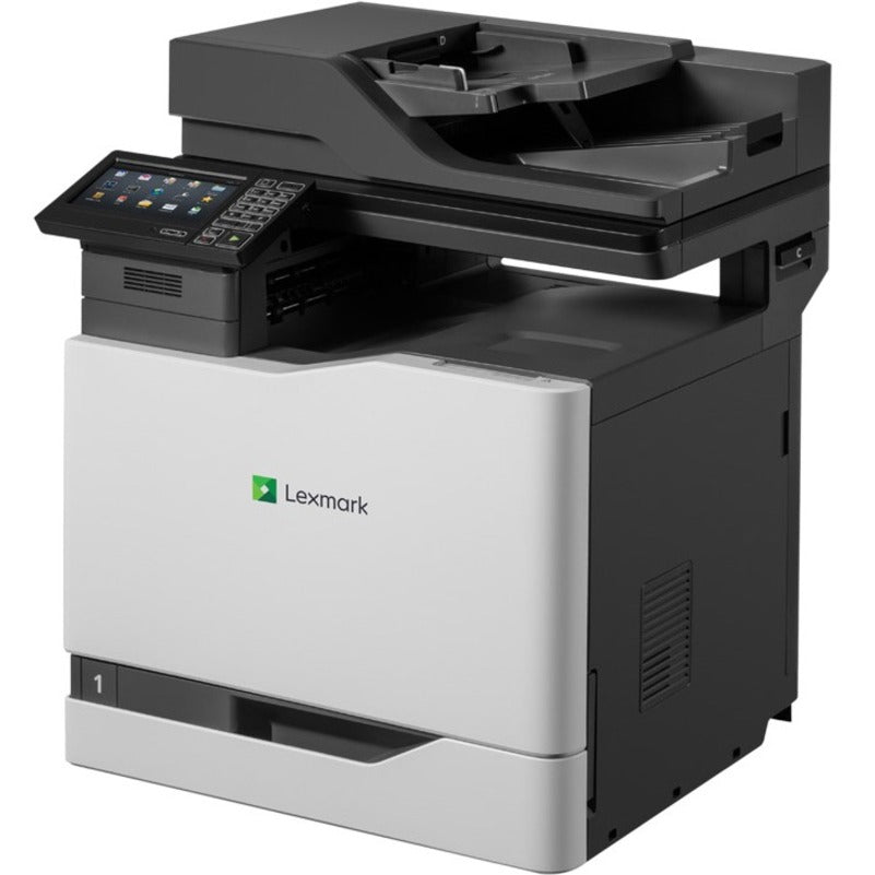 Lexmark 42K0010 CX820de Color Laser Multifunction Printer With Hard Disk, Automatic Duplex Printing, 52 ppm, 1200 x 1200 dpi
