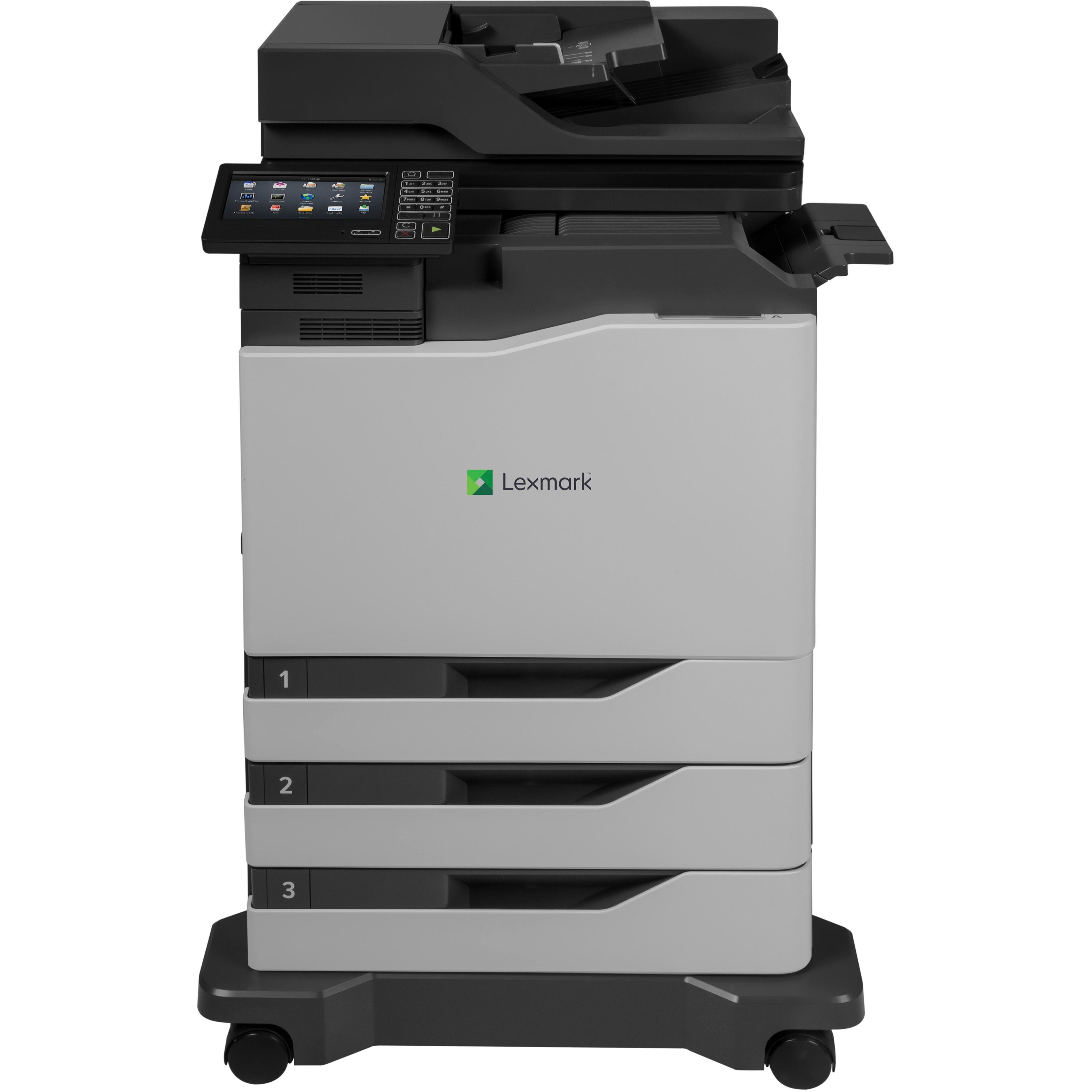 Lexmark 42K0012 CX820dtfe Colour Laser Multifunction Printer With Hard Disk, Automatic Duplex Printing, 52 ppm, 1200 x 1200 dpi