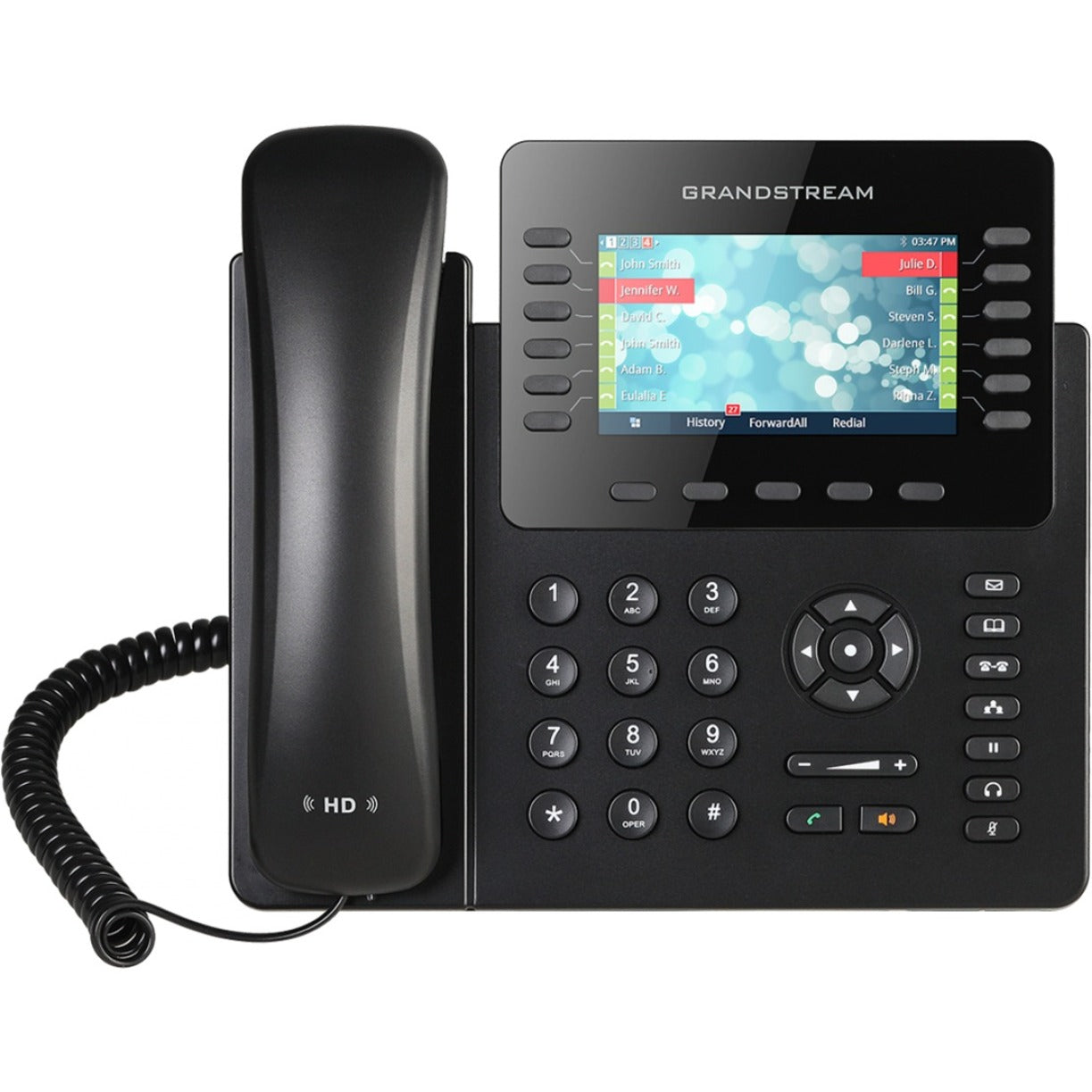 Grandstream GXP2170 IP Phone - Corded/Cordless - Corded - Bluetooth - Wall Mountable - Black (GXP2170) Main image