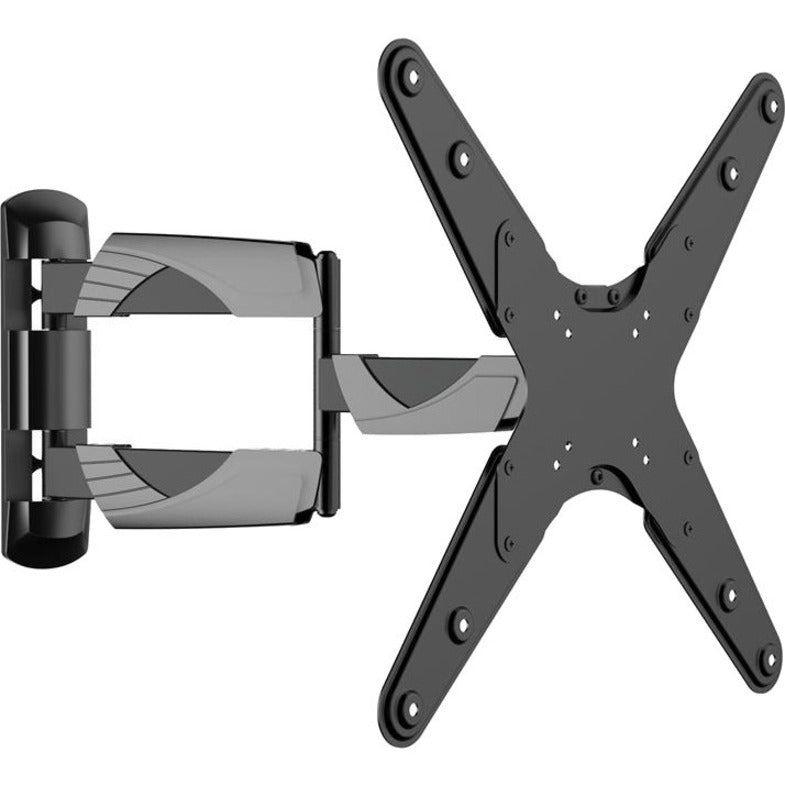 Inland 05425 Curved and Flat Panel TV Wall Mount for Most 23" to 65", Black - Easy Installation, 77 lb Maximum Load Capacity