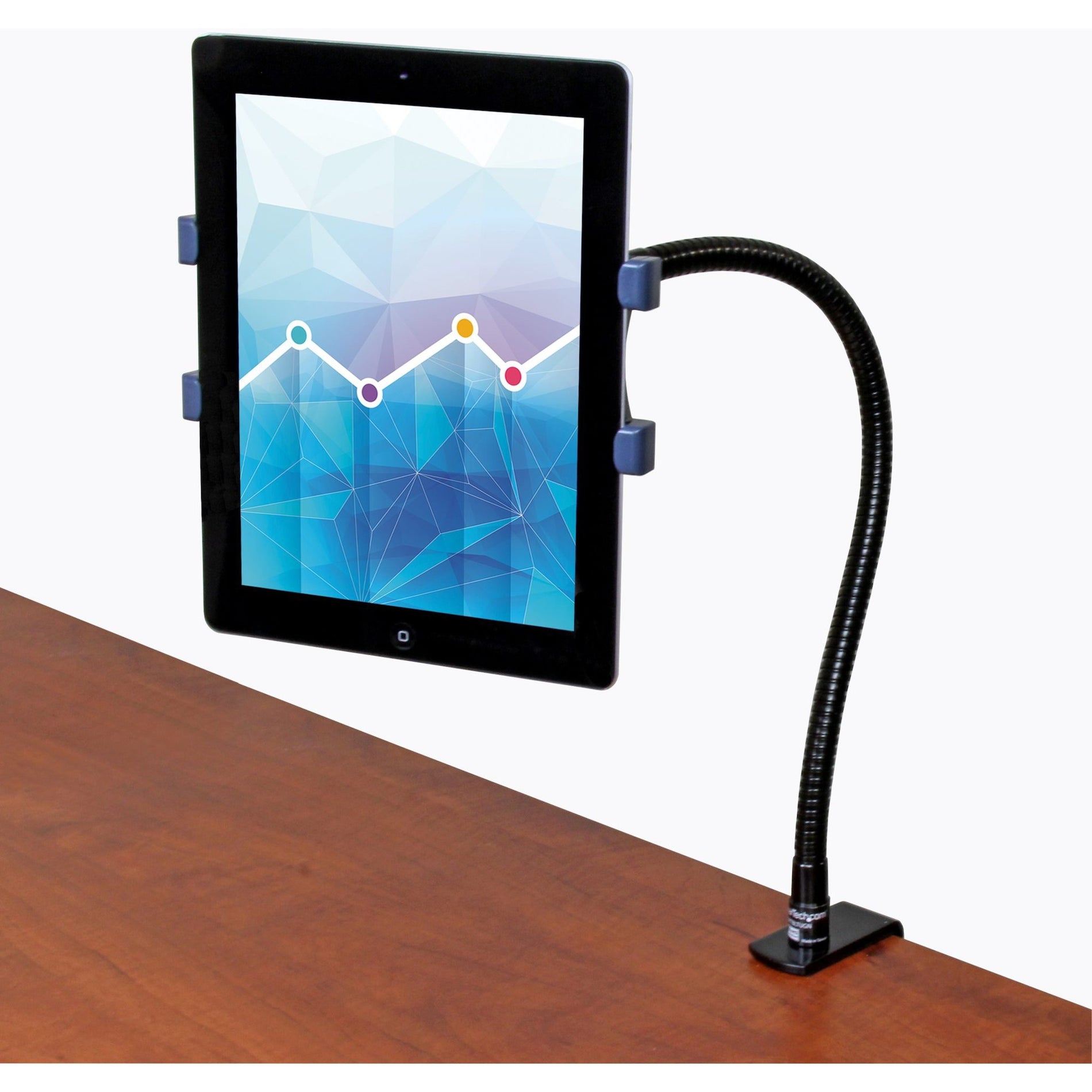 StarTech.com ARMTBLTUGN Gooseneck Tablet Mount - 360 Degree Rotation, Desk/Table Clamp