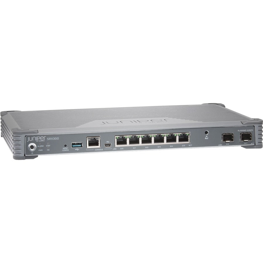 Juniper SRX300 Network Security/Firewall Appliance SRX300, Intrusion Prevention, Gigabit Ethernet, 6 Ports