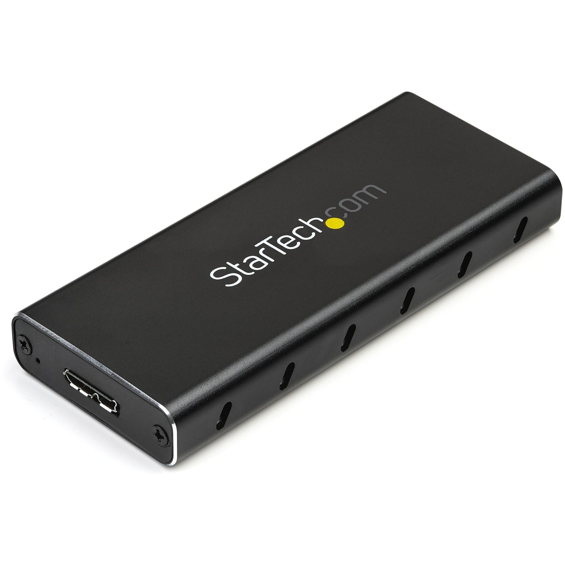 StarTech.com SM21BMU31C3 M.2 NGFF SATA Enclosure - USB 3.1, Portable Aluminum SSD Enclosure with USB C Cable