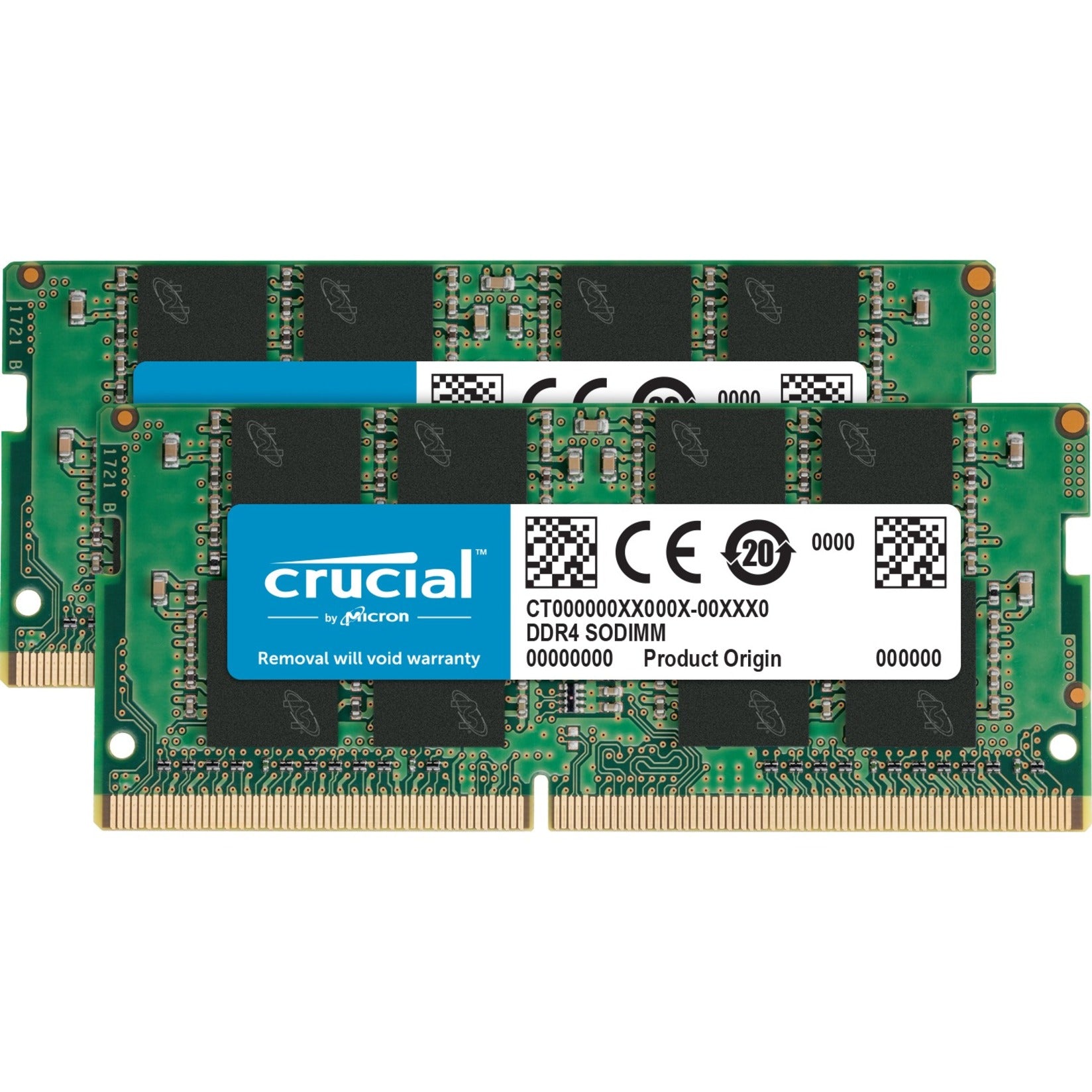 Crucial CT2K8G4SFS824A 16GB (2 x 8 GB) DDR4 SDRAM Memory Kit, High Performance RAM for Notebooks