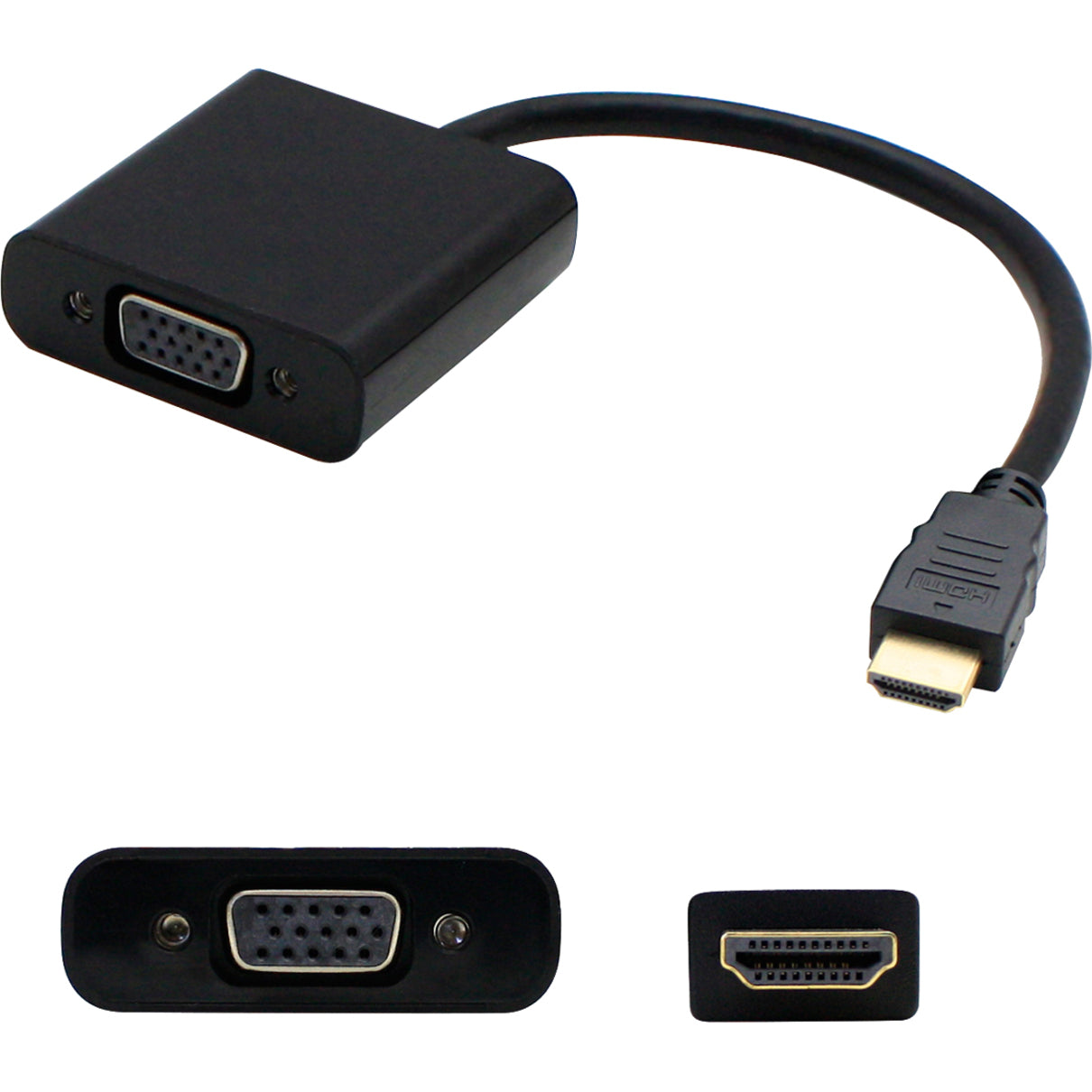 AddOn HDMI/VGA Cable, Active, 7.87", Monitor, Projector