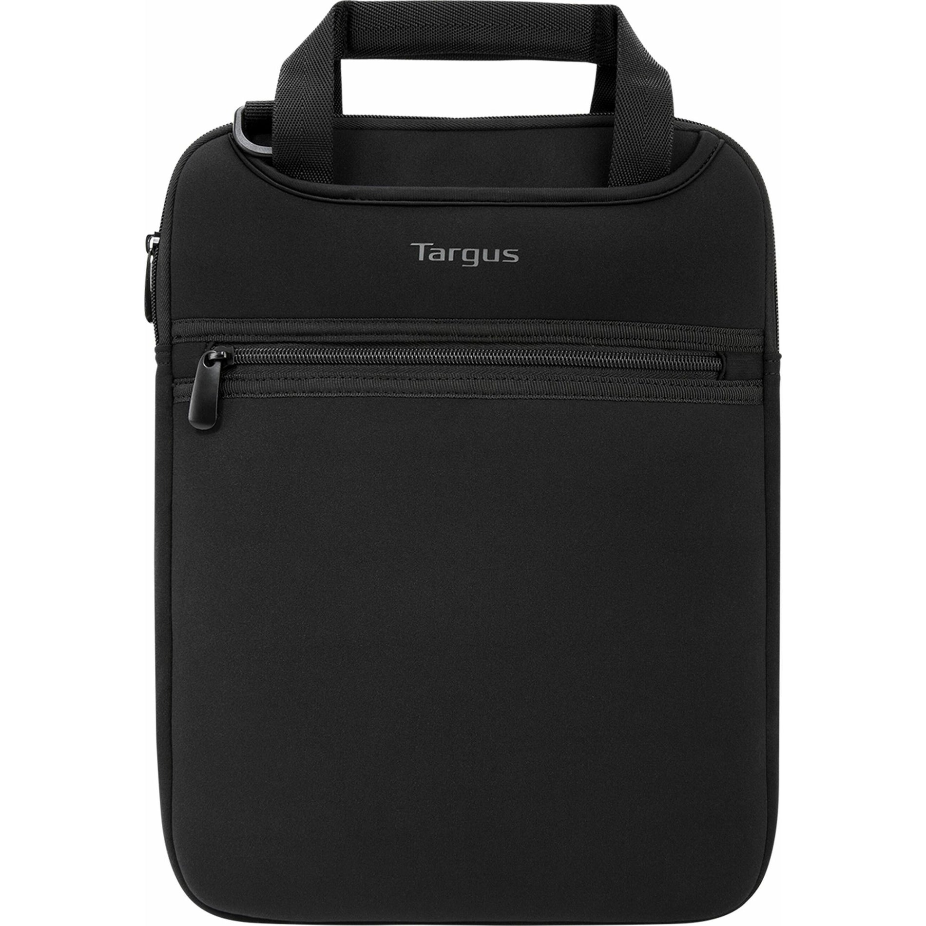 Targus TSS912 Slipcase for 12" Notebook, Black, with Hideaway Handles