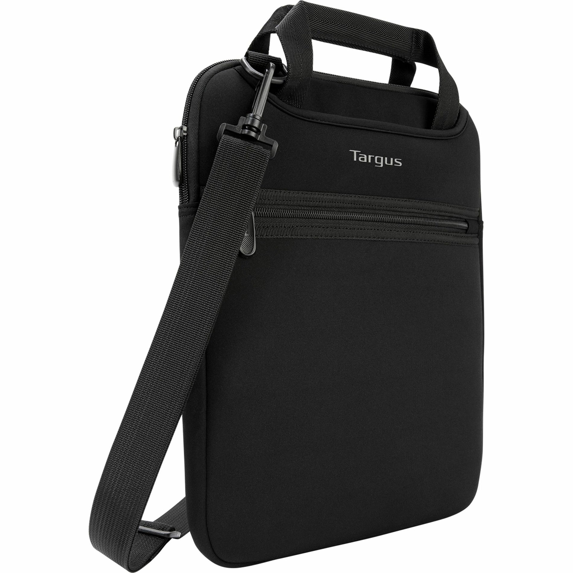 Targus TSS912 Slipcase for 12" Notebook, Black, with Hideaway Handles