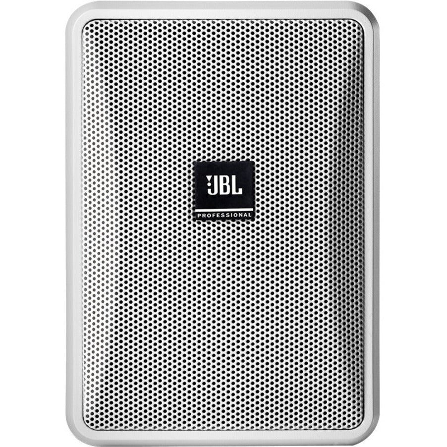 JBL Professional CONTROL 23-1-WH Control 23-1 Ultra-Compact Indoor/Outdoor Background/Foreground Speaker, 3 Two-Way Vented Loudspeaker, White, Pair