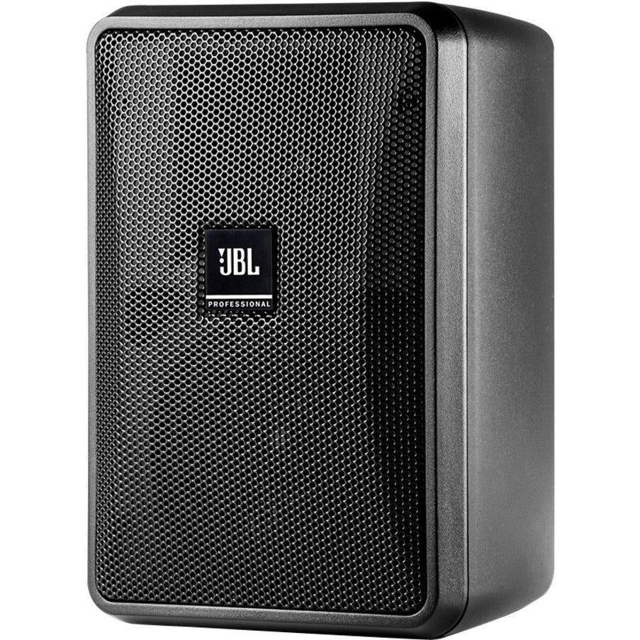 JBL Professional CONTROL 23-1 Ultra-Compact Indoor/Outdoor Background/Foreground Speaker, 3 Two-Way Vented Loudspeaker, Black - Pair