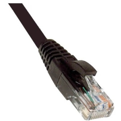 Weltron 90-C6CB-BK-007 Cat.6 Patch Network Cable, 7 ft, Snagless, Black