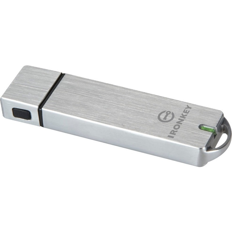 IronKey IKS1000B/16GB Basic S1000 Encrypted Flash Drive, 16GB USB 3.0, 256-bit AES