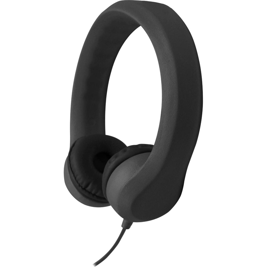 Hamilton Buhl KIDS-BLK Flex-Phones Foam Headphones 3.5mm Plug Black, Flexible, BPA Free, Child Age Group