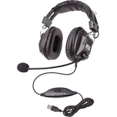Califone 3068MUSB Switchable Stereo/Mono Headset with USB Plug, Durable, Noise Reduction