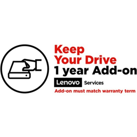 Lenovo 5PS0K18177 Keep Your Drive (Add-On) 1 Year Service, On-site Repair and Parts Replacement
