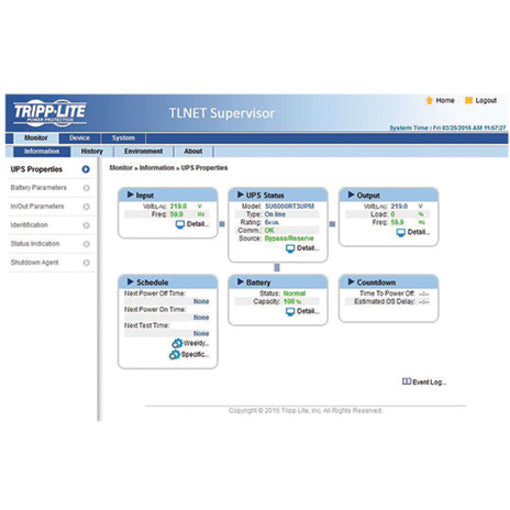 Tripp Lite TLNETCARD Web Management Accessory Card for SmartPro or SmartOnline UPS Systems, Enhanced UPS Management and Control, Flexible Access, Advanced Network Management Tools