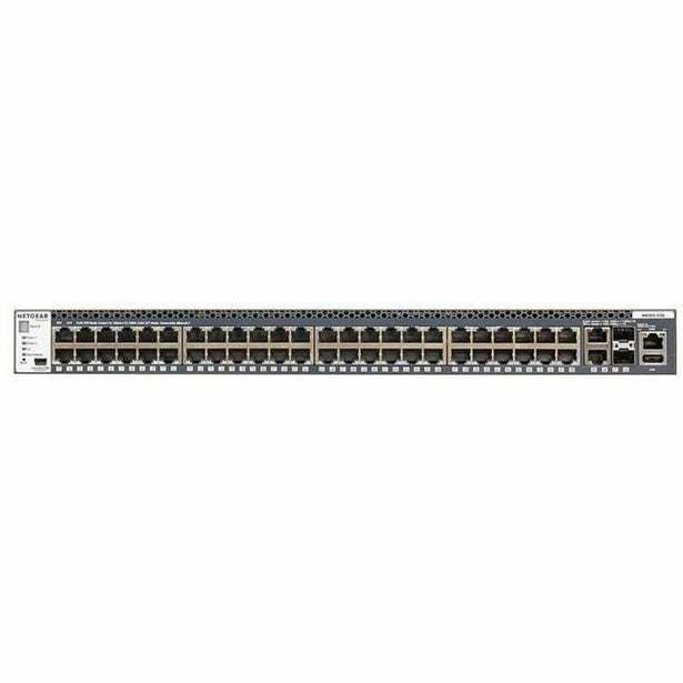 Netgear GSM4352S-100NES M4300-52G ProSafe Managed Switch, 48x1G Stackable, 2x10GBASE-T and 2xSFP+, Gigabit Ethernet, 10 Gigabit Ethernet