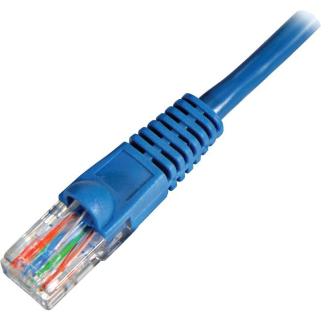 W Box C5EBL25 Cat.5e Patch Network Cable, 25 ft, Snagless, Blue