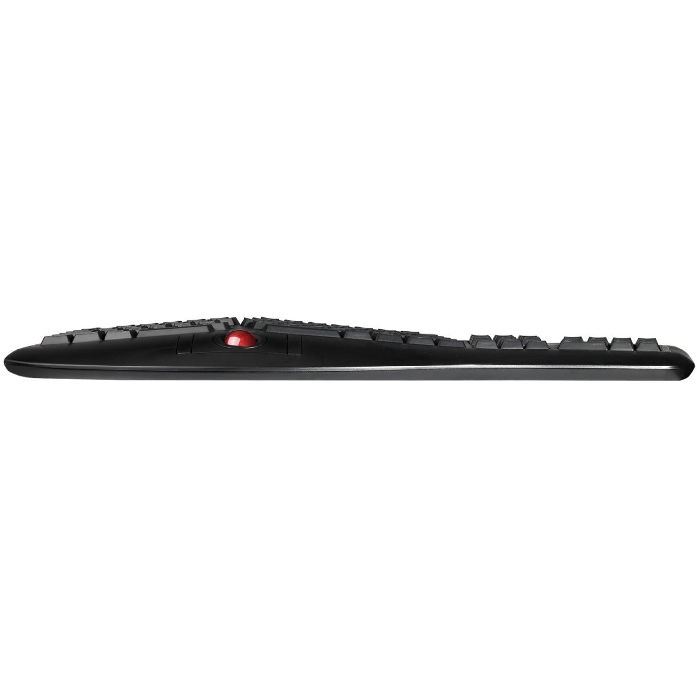 Adesso WKB-3500UB Tru-Form 2.4 GHz Wireless Ergonomic Trackball Keyboard, Split Layout, Palm Rest